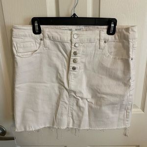 Mossimo White Jean Skirt